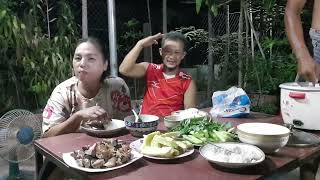 Vlog 1276. អាហារពេលល្ងេច ខ្ទមស្រែមនោលីលី។