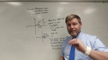 Saxon Advanced Math Lesson 64.B Polar Form of a Complex Number