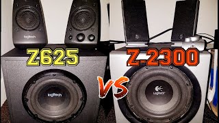 Logitech Z625 vs Logitech Z-2300 Comparison / Porównanie