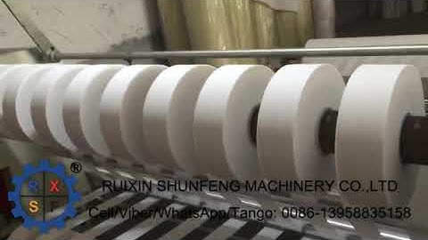 1600mm PLC control non-woven fabric slitting and rewinding machine