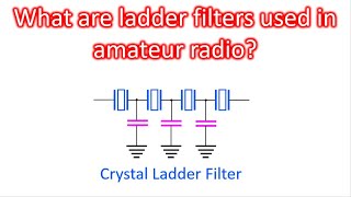 What are ladder filters used in amateur radio