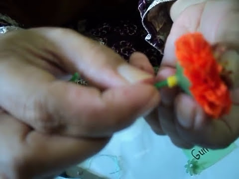 Ketrampilan Membuat Bunga  Dari  Kertas  Krep  YouTube