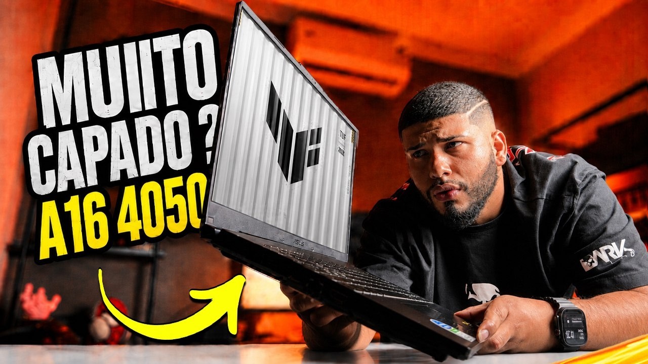 ASUS TUF A16 RTX 4050: MUITO CAPADO ou DÁ PRA AGUENTAR?