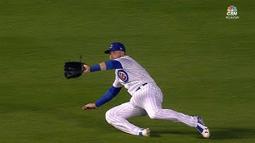 SF@CHC: Happ makes a great sliding grab to rob Belt