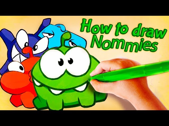 Watch Clip: Cut the Rope - How to Draw Nommies