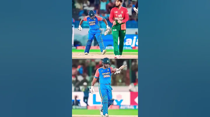 IND vs BAN 3rd T20 match Sanju Samson 5 Sixes In One over #cricket