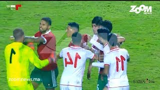 اللقطة التي لم يشاهدها أحد..مروان داكوستا يدافع بشراسة على لاعبي المنتحب المغربي أمام تونس