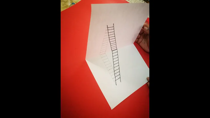 How to Draw a 3D Ladder - Trick Art For Kids