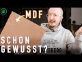 DAS solltest du unbedingt über MDF wissen! | Plattenwerkstoffe einfach erklärt | Jonas Winkler