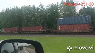 Railfaning: BNSF Staples Subdivision Inside And Outside of Detroit Lakes, MN June 13 2020