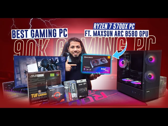 自作PC Ryzen 7 5700X、DDR4 16GB、Arc B580 自作PC Ryzen 7 5700X