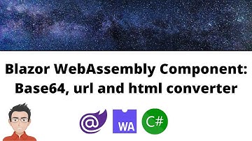 Blazor WebAssembly Component - Converter: base64, url and html encoding