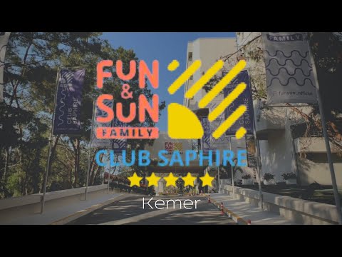 Отель FUN U0026 SUN Family Club Saphire 5*, п. Текирова, Кемер, Анталия, Турция.