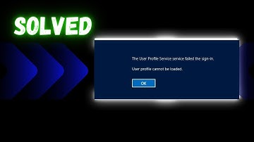 SOLVED "User Profile Cannot Be Loaded" In Windows 10 | MORTAGE |INVESTMENT|BITCOIN