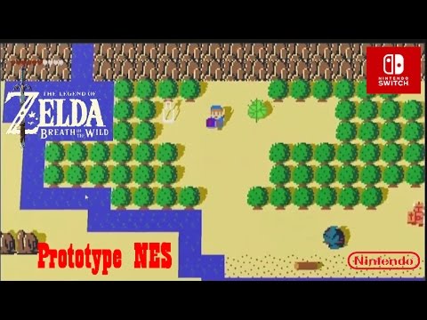 The Legend of Zelda : Breath of The Wild : NES prototype [GDC 2017]