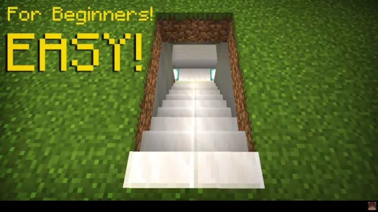How to Build SECRET BASE in Minecraft Easy! - YouTube