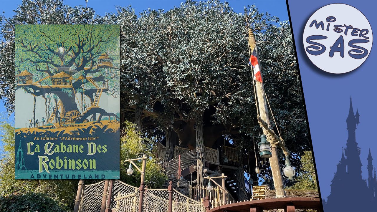 [4K] Swiss Family Robinson Treehouse Walkthrough at Disneyland Paris ...