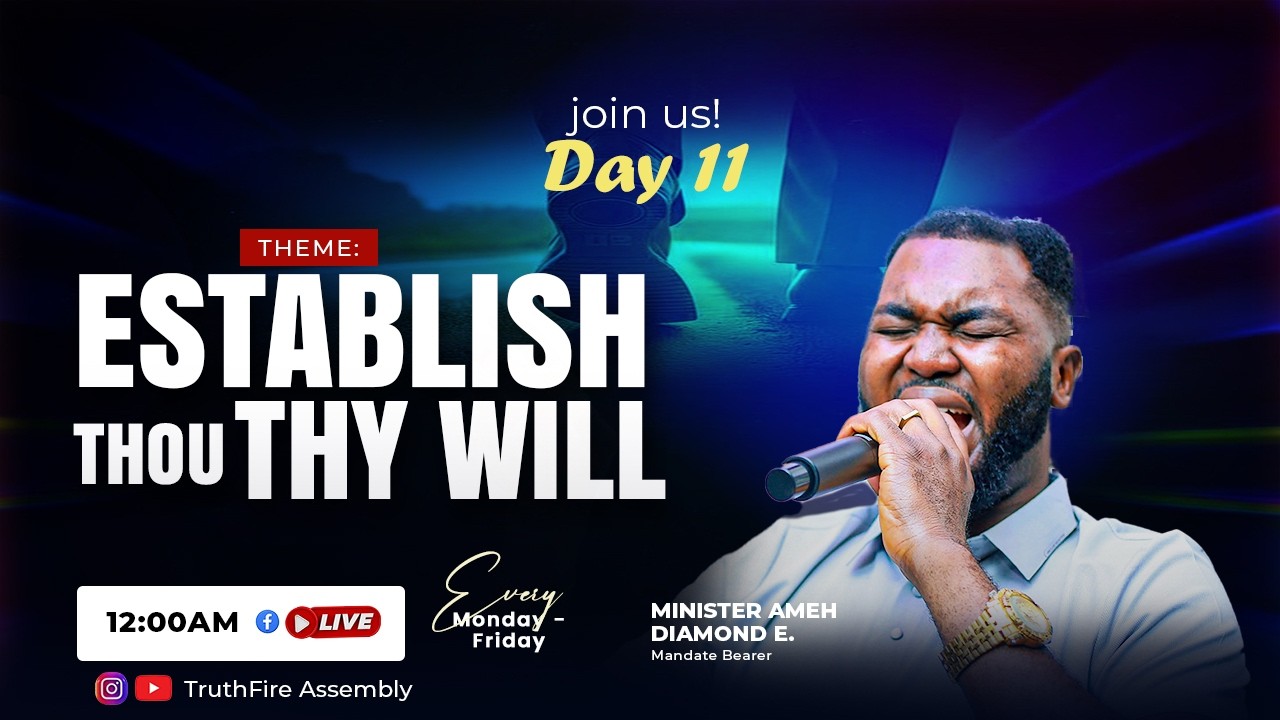 LUZ The Midnight Prayer Encounter ||ESTABLISH THOU THY WILL DAY 11