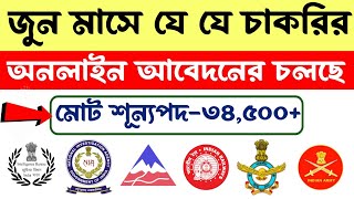          June 2026 Top 10 Vacancy Army Navy Airforce Railway