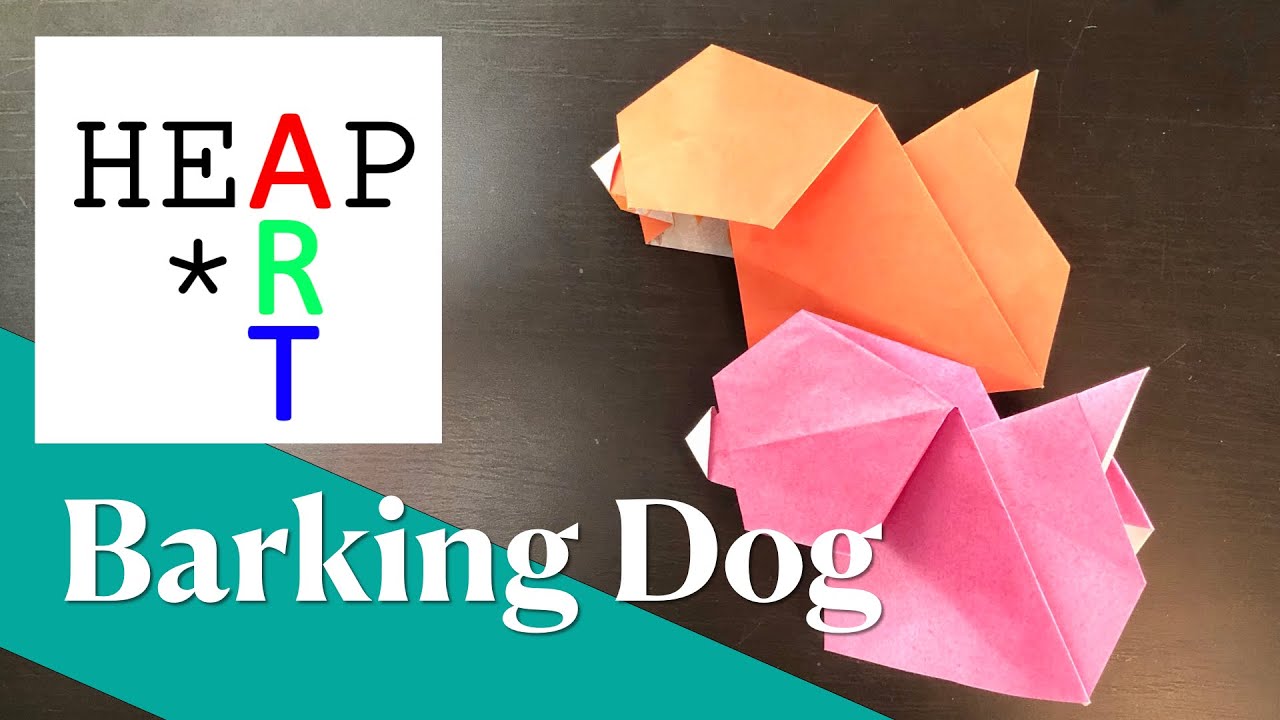 Quickie Origami - Barking Dog by Paul Jackson