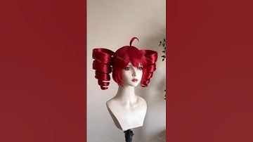 Kasane Teto • Utau (Part 1) #wigstyling #cosplay #wigmaking #tutorial #teto #wig #kasaneteto #utau