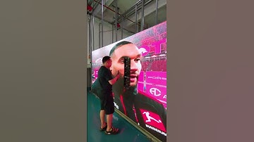 How to change the LED display module?#shorts  #leddisplay #ledinstallation #ledmodule#ledscreen