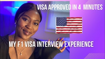 My F1 Visa approved in 4 Minutes || F1 Visa Interview Experience || Questions and Answer || Tips
