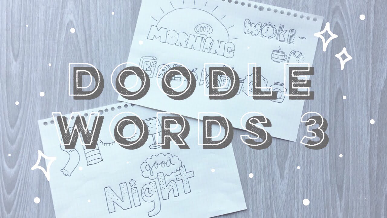 How To Turn Words Into Doodles 3 Doodle Words Book Doodles By 