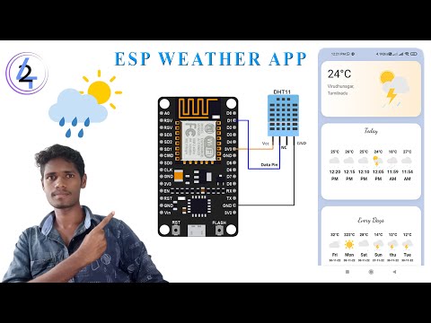 วีดีโอ: Weather Web App โดยใช้ Esp8266: 7 ขั้นตอน