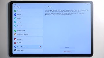 How to Perform a Hard Reset on Huawei MatePad 11.5 via Settings?