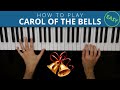 How To Play Carol of the Bells (EASY Piano Tutorial) 🔔