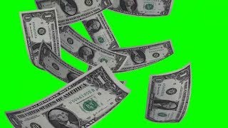 Доллары на зеленом фоне 5 Разных Футажей ПОДБОРКА [ФУТАЖ для Монтажа]
