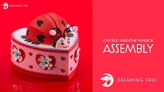 SVG File - Love Bug Valentine Mailbox - Assembly Tutorial