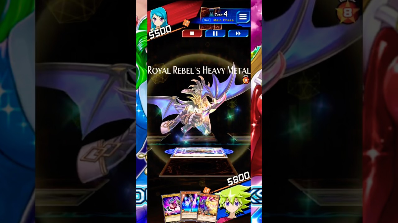 Голосовая реплика Роа + Анимация призыва с помощью «Тяжелого металла» Королевского Бунтаря? | Yu-...