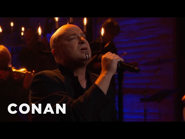 Disturbed The Sound Of Silence 03/28/16 | CONAN on TBS class=