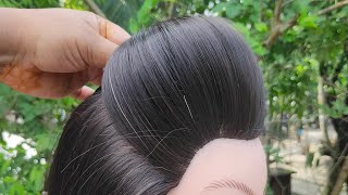 Front Puff For Thin Hair Quick And Easy Puff Hairstyle Easy