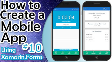 Xamarin.Forms Tutorial #10 - Custom Renderers on iOS and Android - Time Tracker App