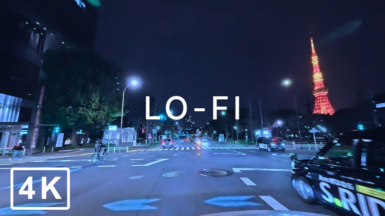 Tokyo Night Drive Lo-fi #04 | Neon Streets, Calm Beats & Midnight Focus