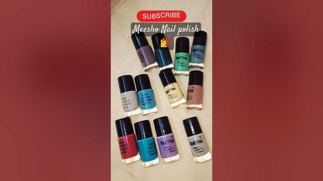 Nail Polish Meesho Nail Art nailart meesho shopping viral 