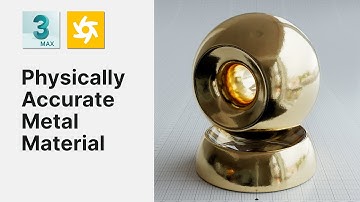 Photorealistic Metal Material | Physically Accurate Metal Material in 3ds Max and Octane
