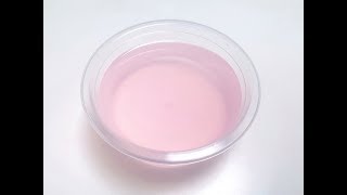솜사탕맛 아이스티🍦/투명 액괴/핑크 액괴/액체괴물 만들기