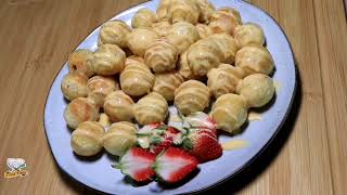 اسهل حلا  .. كرات البف باستري بالجبن Puff pastry balls with cheese