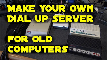 Setup your own Dial-Up Networking Server with real hardware!
