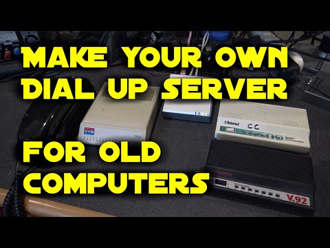 Setup your own Dial-Up Networking Server with real hardware!
