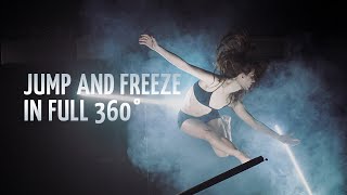 132 DSLRs cameras Jump and Freeze (bullet-time) - #127