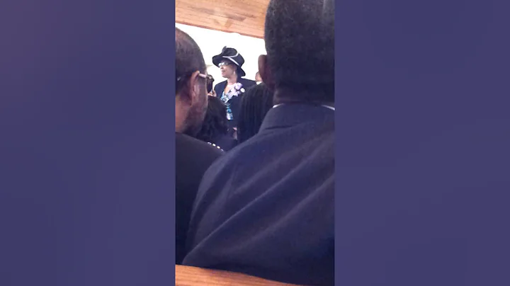 Irene Stevenson Singing at her sister's Funeral