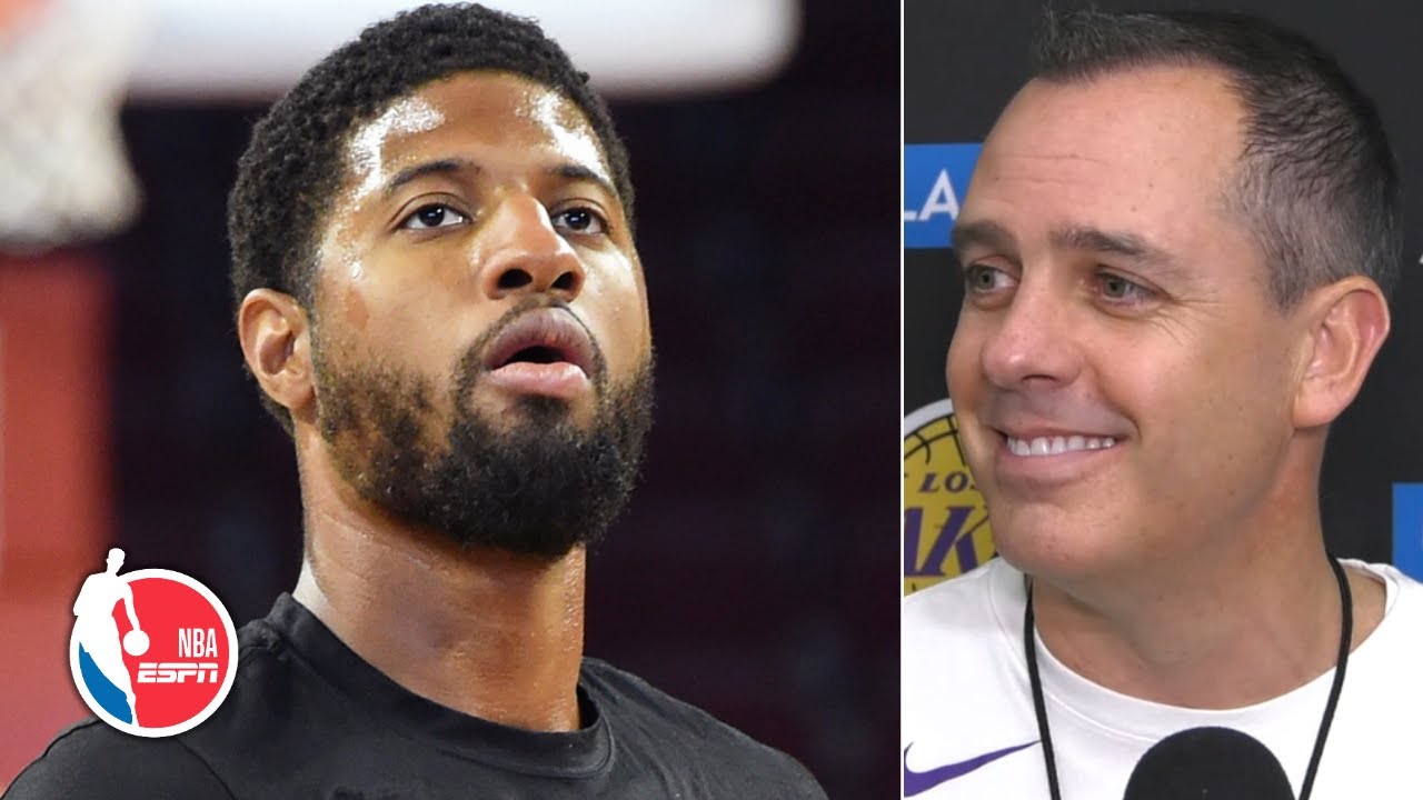 Frank Vogel Wants Paul George To Lose All Games Vs The Lakers Nba On Espn Youtube