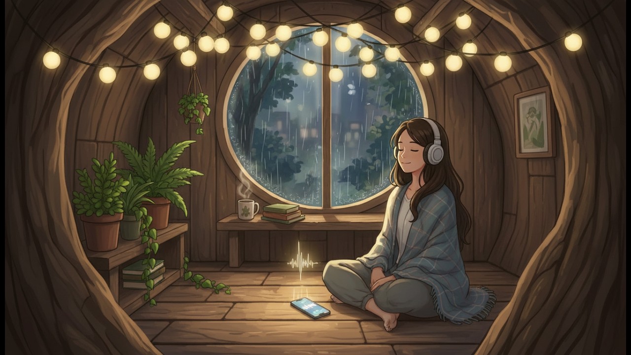 Deep Focus Lofi Above the Trees 🌲 Calm Nature Ambient for Study & Work