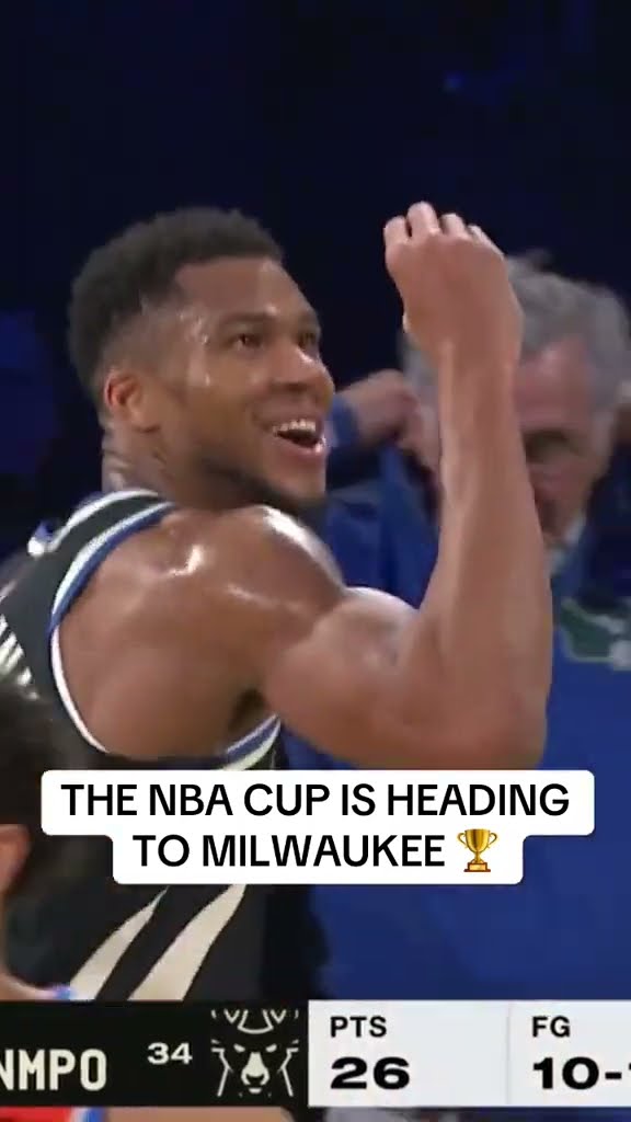 Giannis letting everyone know the Bucks won that $500k ?