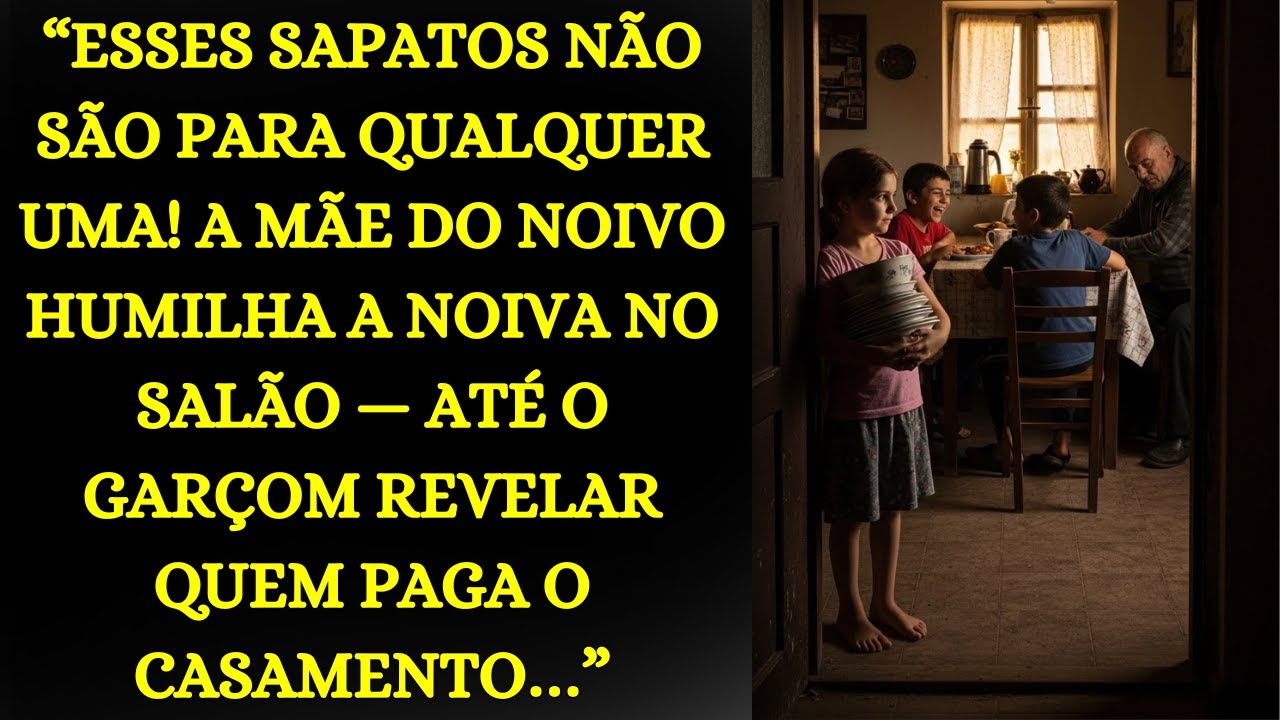 “A mãe do noivo humilhou a noiva — até o garçom revelar quem pagava o casamento.”